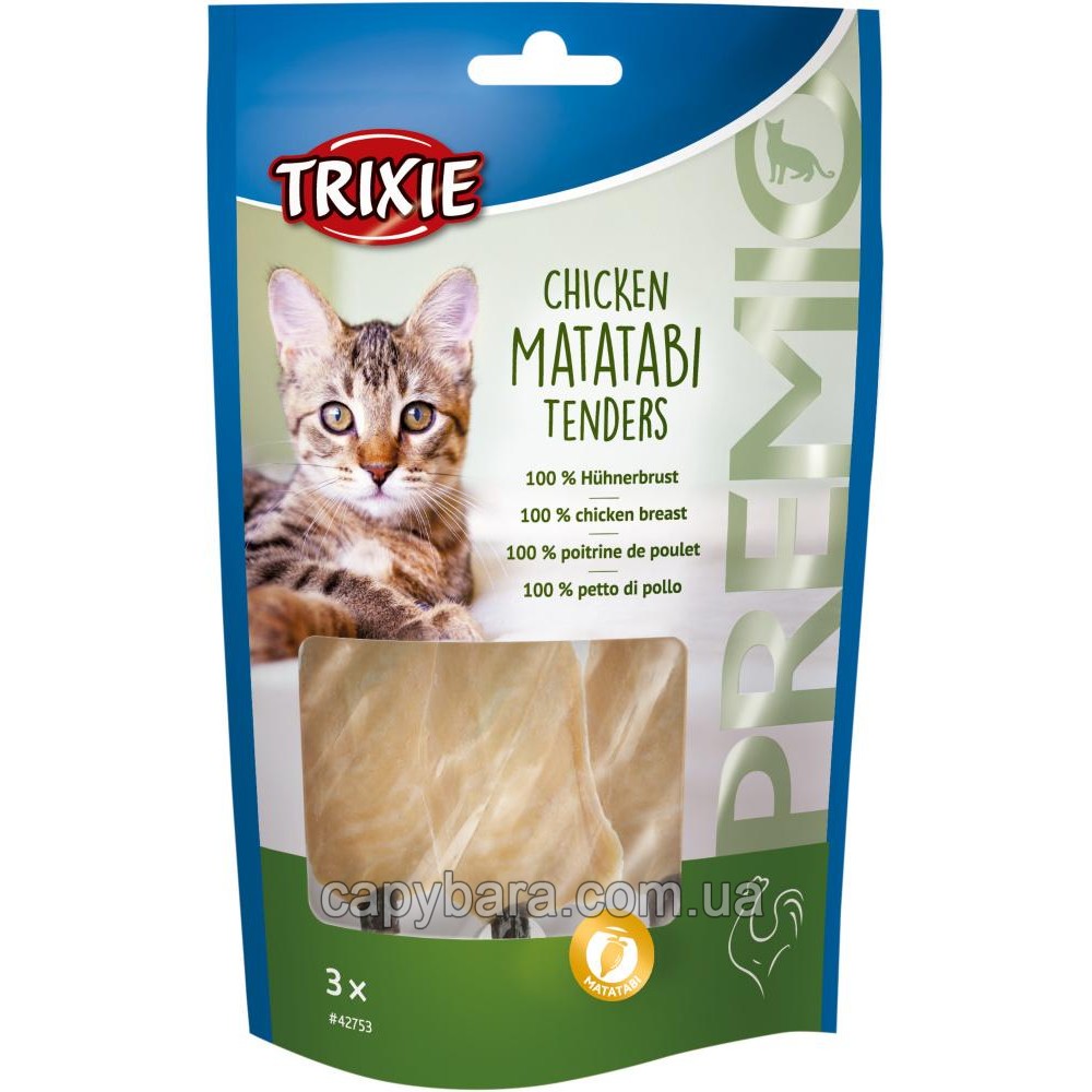 Trixie PREMIO Chicken Matatabi Tenders лакомство для кошек 55 г