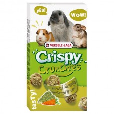 Versele-Laga Crispy Crunchies Hay and Carrot ХРУСТКЕ СІНО і МОРКВА ласощі для гризунів 75 г (620915)