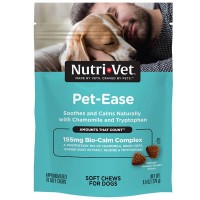 Nutri-Vet Pet-Ease Soft Chews успокаивающие таблетки для собак 70 шт (90974)