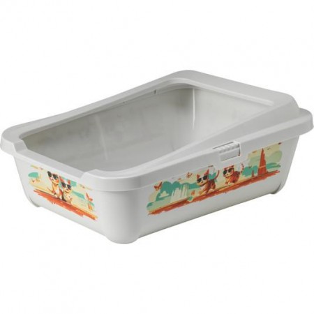 Moderna Hercules Indy & Louise туалет з бортиком для котів 51х39х19 см (162027)