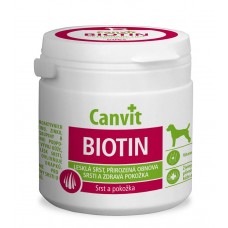 Canvit Biotin Канвит Биотин здоровье кожи и блестящая шерсть у собак на каждый день 100 г