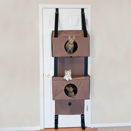 K&H Hangin` Feline Funhouse домик на дверь для кошек (нагрузка до 45 кг)