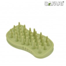 Safari Massager массажная щетка для собак и котов резина зеленая (W420)