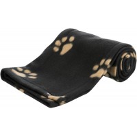 Trixie Beany Blanket подстилка плед для собак, черный с лапкой