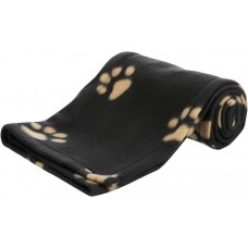 Trixie Beany Blanket подстилка плед для собак, черный с лапкой