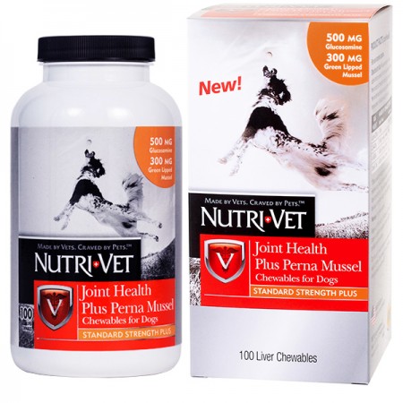 Nutri-Vet Joint Health Plus Perna Mussel таблетки для собак