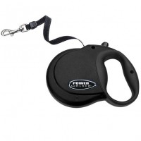 Coastal Power Walker Retractable Leash Black рулетка-поводок для собак 4,8 м до 50 кг (08701)