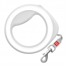 Collar Поводок-рулетка круглая WAUDOG White для собак до 40 кг (812715)