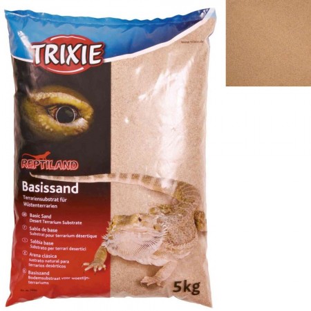 Trixie Basic Sand дрібнозернистий пісок для тераріумів 5 кг (76131)