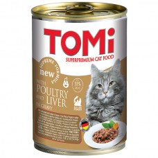 TOMi Poultry Liver влажный корм для кошек Птица Печень 400 г (157060)