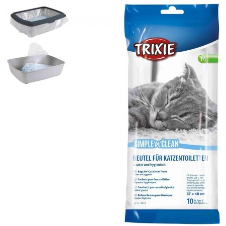 Trixie Simple'n'Clean WC M пакети для котячих туалетів 48x37 см 10 шт (4043)