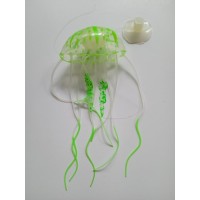 Медуза зелена декоративна для акваріуму (8044)