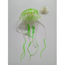 Медуза зелена декоративна для акваріуму (8044)
