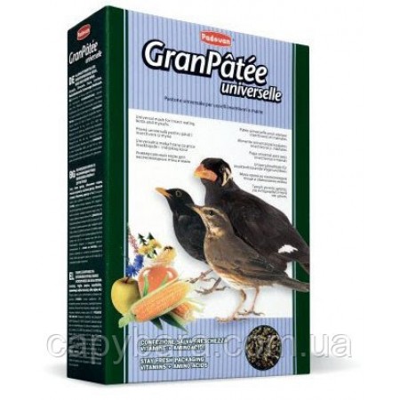 Padovan Granpatee Universelle Корм для насекомоядных и плодоядных птиц 1 кг (00191)