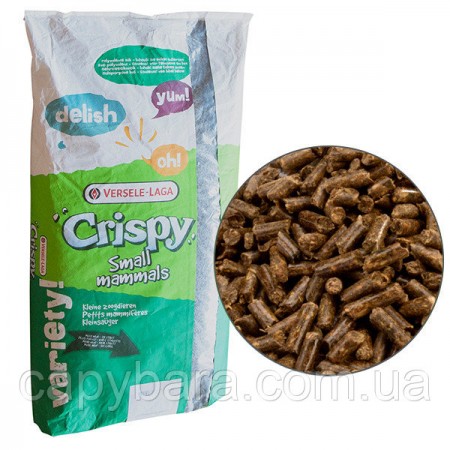 Versele-Laga Crispy Pellets Chinchilla & Degu гранулированная зерновая смесь корм для шиншилл (25 кг)