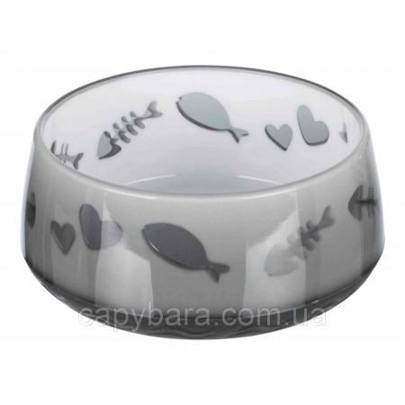 Trixie Lovely Cat Plastic Bowl Миска для кошек пластиковая 300 мл (24420)