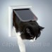 Trixie 4-Way Cat Flap electromagnetic Дверца для кошек электромагнитная 4 позиции 21.1 × 24.4 см (3869)