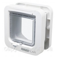 Trixie SureFlap Cat Flap with Microchip Identification дверцята для котів з мікрочіпом 21×21 см білі (38530)