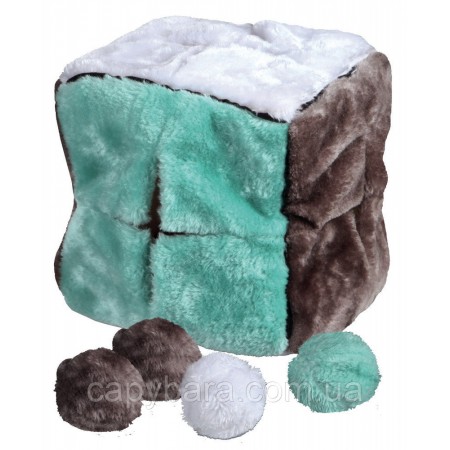 Trixie (Трикси) Cube with 4 Play Balls Мягкая игрушка для собак Куб с мячами