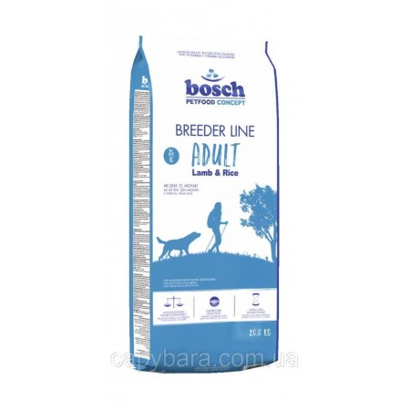 Bosch (Бош) Breeder Line Lamb & Rice корм для собак с Ягненком и Рисом 20 кг