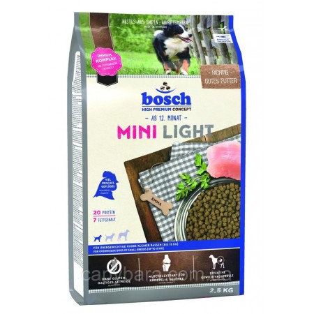 Bosch (Бош) Mini Light корм для собак малых пород с избыточным весом (1 кг)