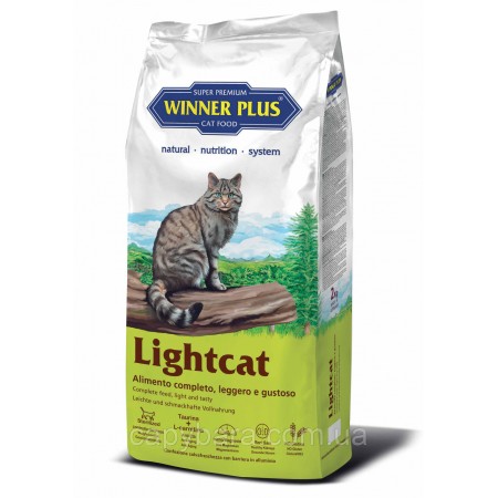 Winner Plus (Виннер Плюс) Lightcat сухой корм для кошек 2 кг