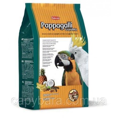 Padovan Grandmix Pappagalli Комплексный корм для крупных попугаев 2 кг (00653)