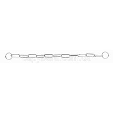 Trixie (Трикси) Semi-Choke Chain with long links ошейник цепочка для собак хромированная сталь 46 см 3 мм