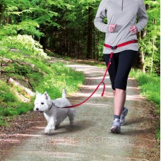 Trixie Waist Belt with Leash поводок с поясом для бега с собаками мелких и средних пород (12765)