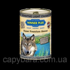 Winner Plus (Виннер Плюс) Sensitive Lights консервы для собак с курицей и картошкой 400 г