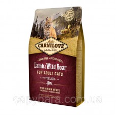 Carnilove (Карнилав) Cat Lamb & Wild Boar Sterilised Корм для кошек с ягненком и мясом дикого кабана 400 г