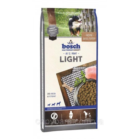 Bosch (Бош) Light корм для собак всех пород с избыточным весом (2.5 кг)