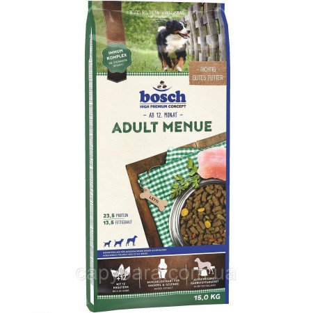 Bosch (Бош) Adult Menue корм для собак с нормальной активностью (3 кг)
