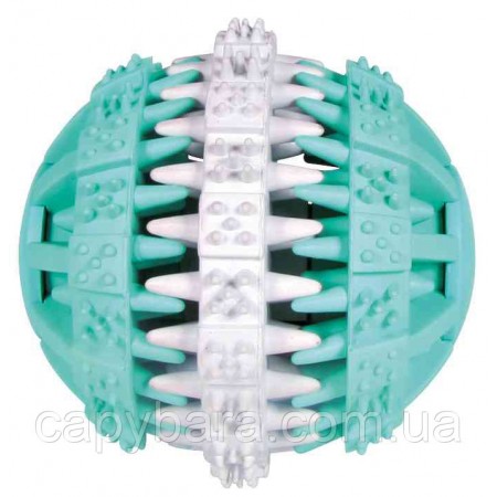 Trixie Denta Fun Ball Мяч игрушка для собак массажер для десен с мятным вкусом 7 см (32942)