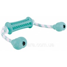 Trixie (Трикси) Denta Fun Stick with Rope игрушка для собак массажер для десен мятный вкус 9 х 37 см