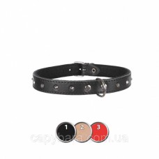 Trixie (Трикси) Basic Collar Кожаный ошейник для собак M-L (38-48 см / 22 мм)