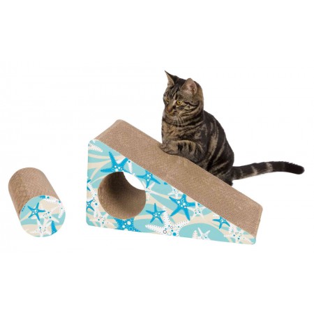Trixie Scratching Ramp Когтеточка картонная для кошек с роликом (48003)