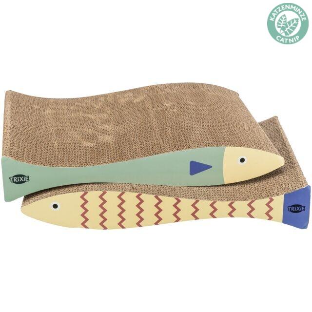 Trixie Scratching Fish картонна кігтеточка для котів 40х30х11 см 2 шт (48015) Trixie Scratching Fish картонна кігтеточка для котів 40х30х11 см 2 шт (48015)