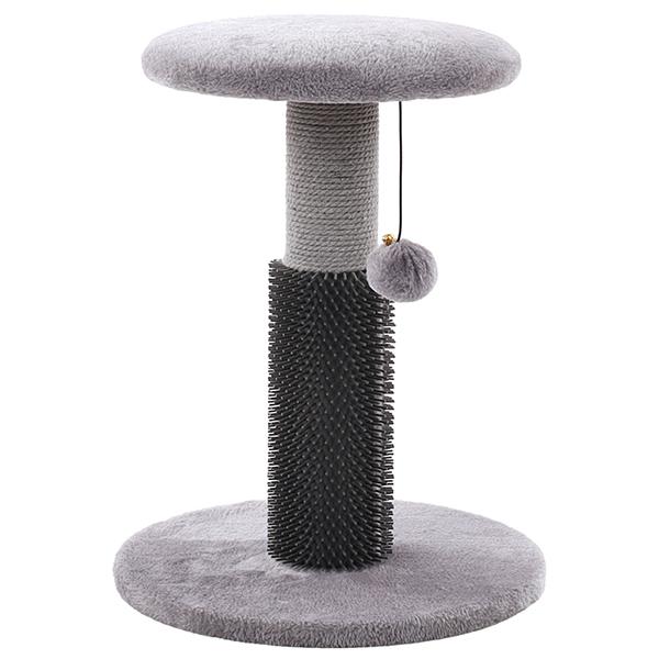 Flamingo Bea Grey кігтеточка стовпчик з масажером для котів 40 см (561101)