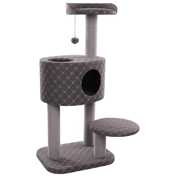 Flamingo Spencer Grey кігтеточка ігровий комплекс для котів 109 см (561384)