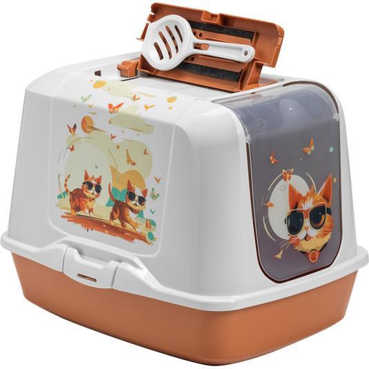 Moderna Trendy Cat Large Indy & Louise закритий туалет для котів 50х39х37 см (60439)