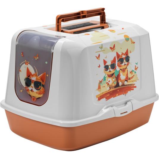 Moderna Trendy Cat Jumbo Indy & Louise закритий туалет для котів 58х44х42 см (61439)