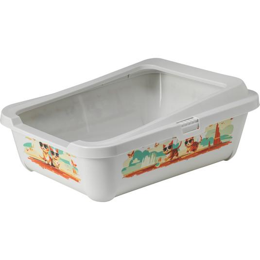Moderna Hercules Indy & Louise туалет з бортиком для котів 51х39х19 см (162027)