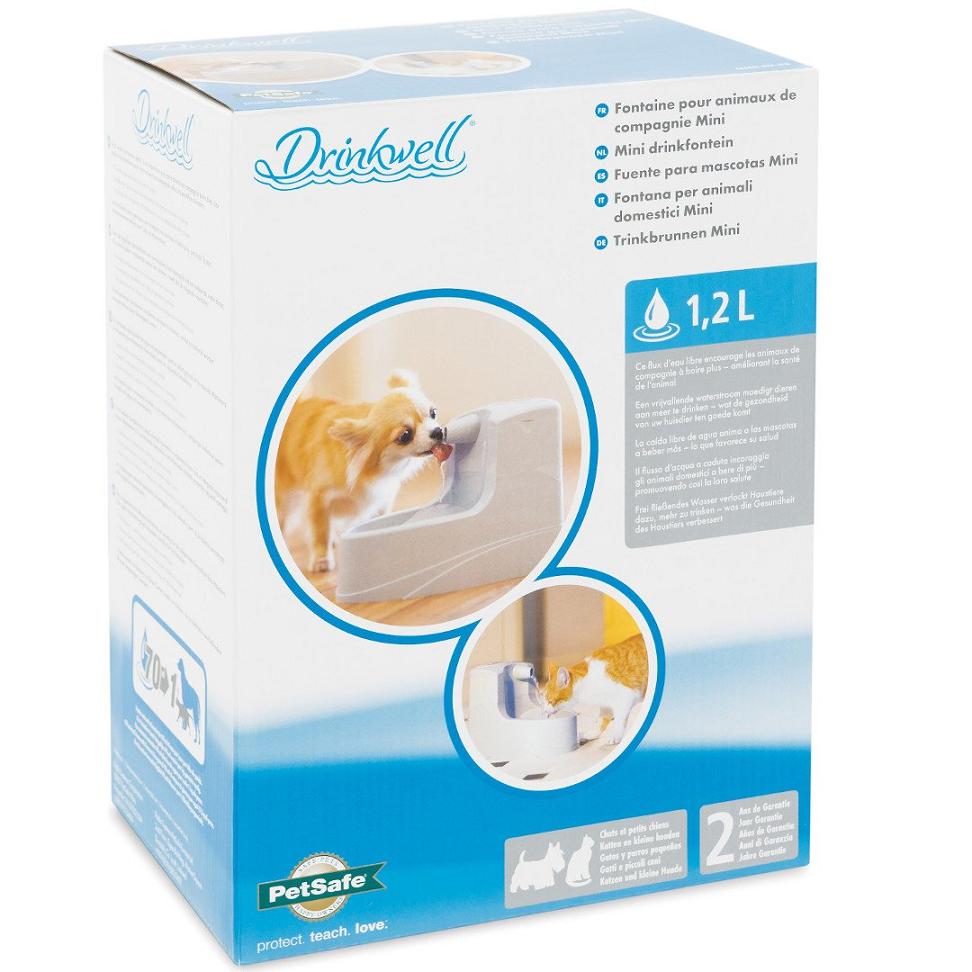 PetSafe Drinkwell Mini Pet ПетСейф фонтан автопоїлка для собак і котів 1.2 л (120045) PetSafe Drinkwell Mini Pet ПетСейф фонтан автопоїлка для собак і котів 1.2 л (120045)