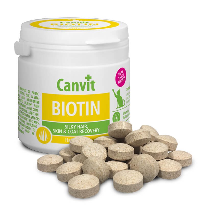 Canvit Biotin Біотин вітаміни для здоров'я шкіри і шерсті котів 100 г (50741) Canvit Biotin Біотин вітаміни для здоров'я шкіри і шерсті котів 100 г (50741)