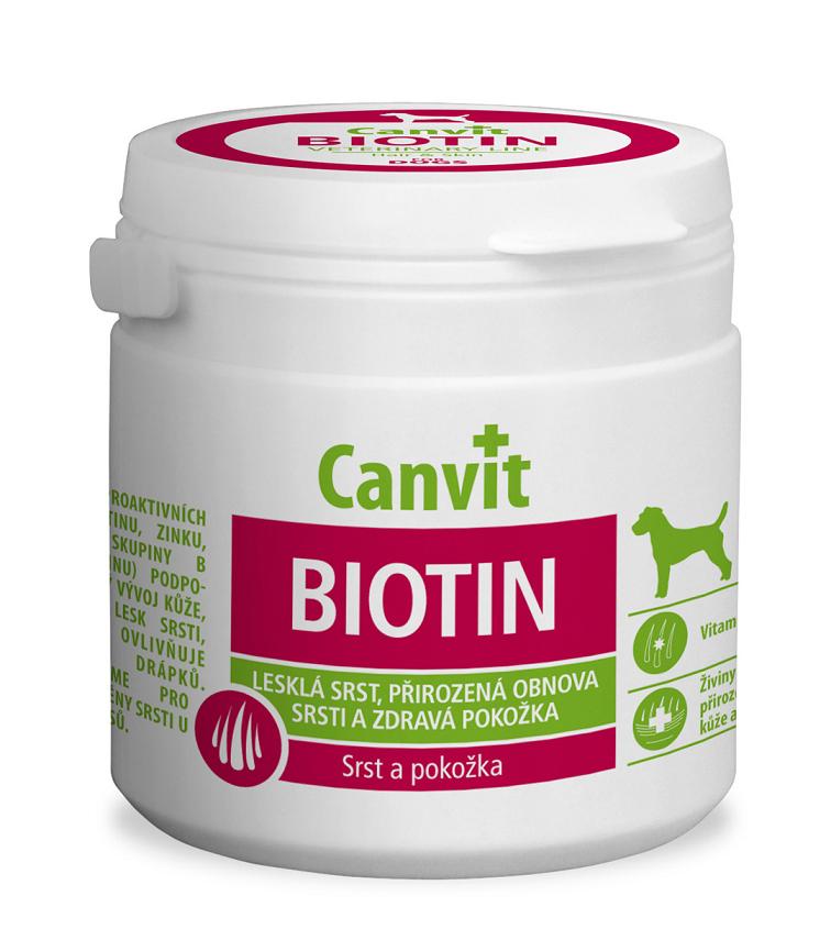 Canvit Biotin Канвит Биотин здоровье кожи и блестящая шерсть у собак на каждый день 100 г