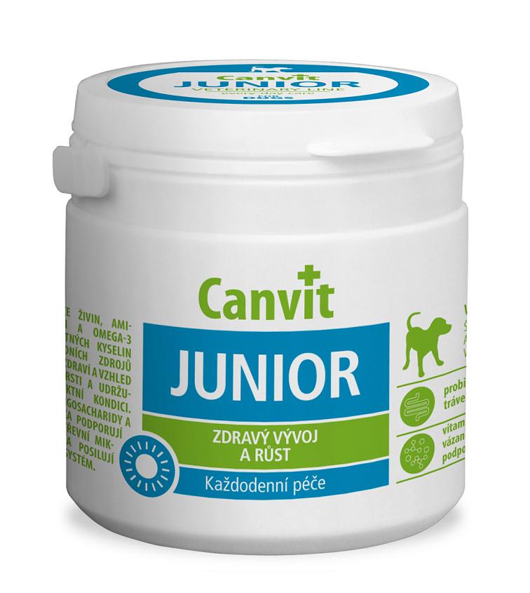 Canvit Junior Канвит Юниор здоровый рост и развитие щенков и молодых собак на каждый день 100 г Canvit Junior Канвит Юниор здоровый рост и развитие щенков и молодых собак на каждый день 100 г