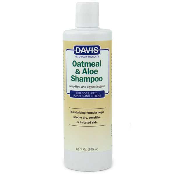 Davis Oatmeal & Aloe Shampoo ГІПОАЛЕРГЕННИЙ шампунь для собак і котів 355 мл (1112)