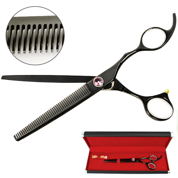 Davis Majutsu Titanium Thinning ФИЛИРОВОЧНЫЕ ножницы для груминга 18 см (1202)