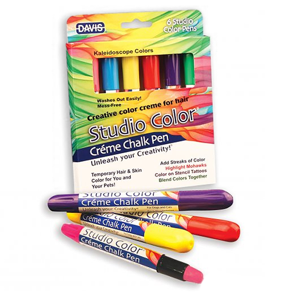 Davis Kaleidoscope Colors Калейдоскоп Цветов красящие мелки для шерсти волос кожи 6 цветов (1211)